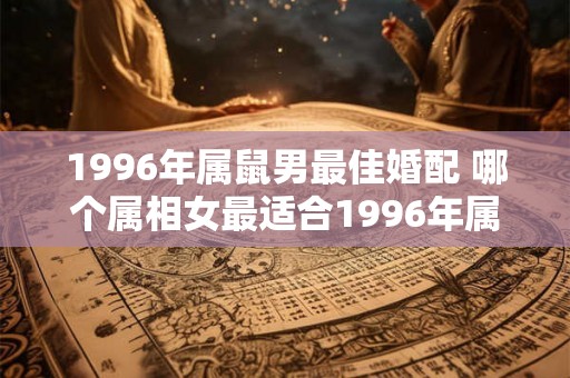 1996年属鼠男最佳婚配 哪个属相女最适合1996年属鼠男婚配