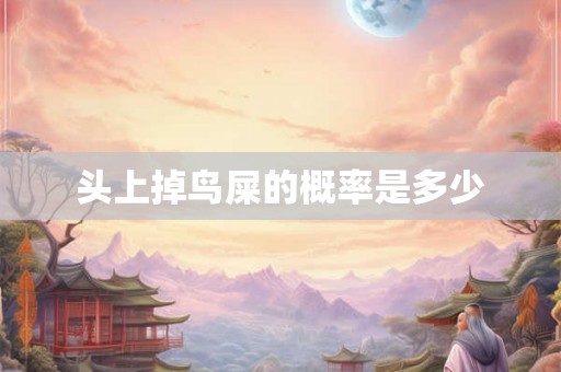 头上掉鸟屎的概率是多少
