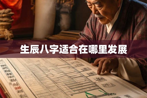 生辰八字适合在哪里发展