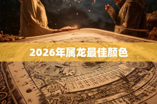 2026年属龙最佳颜色