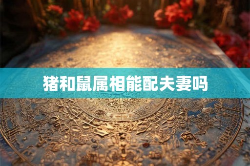 猪和鼠属相能配夫妻吗 猪和鼠属相能配夫妻吗