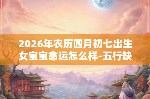 2026年农历四月初七出生女宝宝命运怎么样-五行缺什么