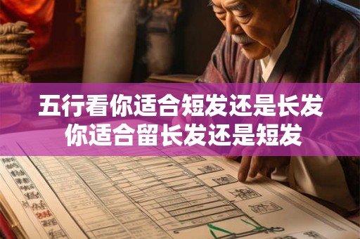 五行看你适合短发还是长发 你适合留长发还是短发