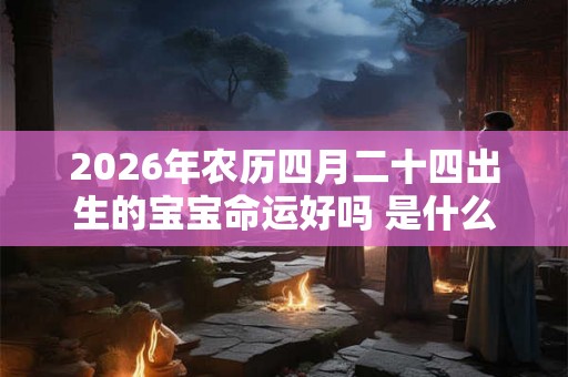 2026年农历四月二十四出生的宝宝命运好吗 是什么星座