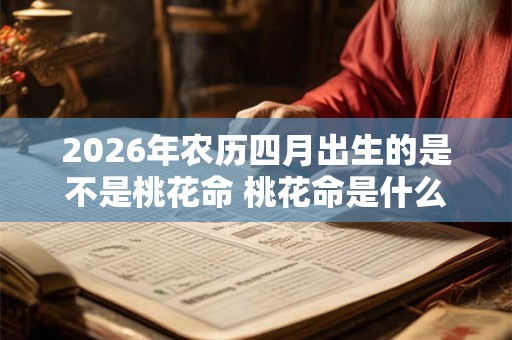 2026年农历四月出生的是不是桃花命 桃花命是什么意思