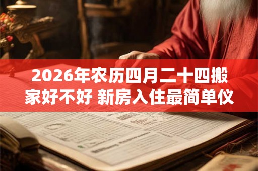 2026年农历四月二十四搬家好不好 新房入住最简单仪式