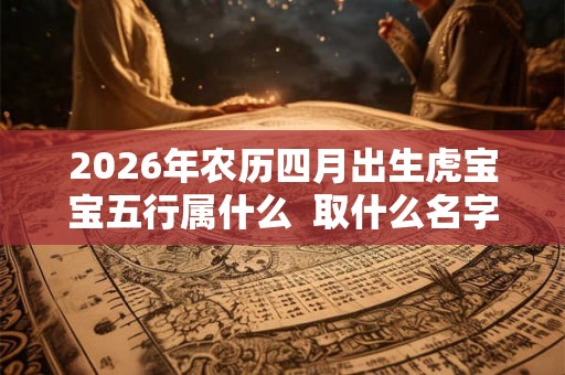 2026年农历四月出生虎宝宝五行属什么  取什么名字好