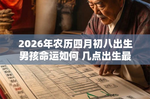 2026年农历四月初八出生男孩命运如何 几点出生最好命