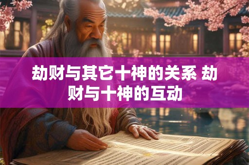 劫财与其它十神的关系 劫财与十神的互动