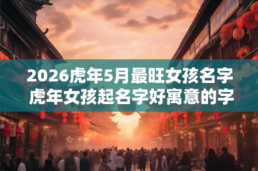 2026虎年5月最旺女孩名字 虎年女孩起名字好寓意的字