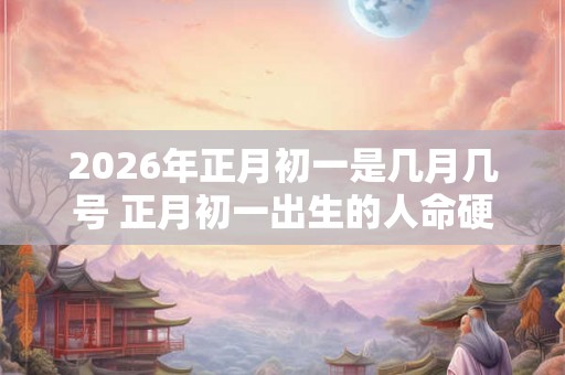 2026年正月初一是几月几号 正月初一出生的人命硬吗
