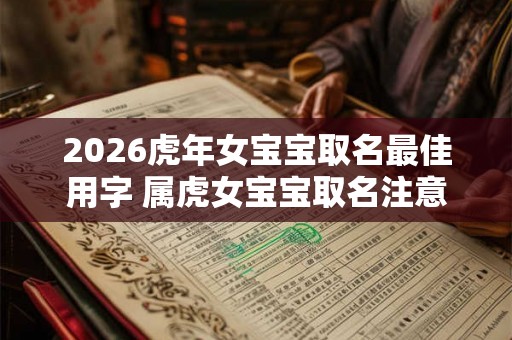 2026虎年女宝宝取名最佳用字 属虎女宝宝取名注意事项