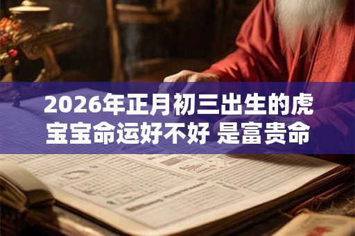 2026年正月初三出生的虎宝宝命运好不好 是富贵命吗
