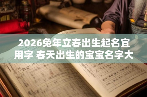 2026兔年立春出生起名宜用字 春天出生的宝宝名字大全