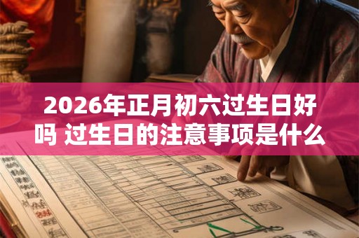 2026年正月初六过生日好吗 过生日的注意事项是什么