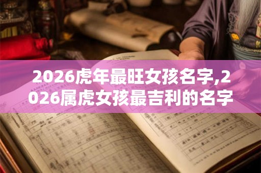 2026虎年最旺女孩名字,2026属虎女孩最吉利的名字