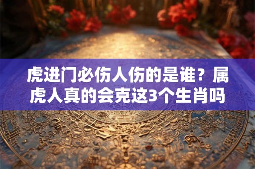 虎进门必伤人伤的是谁?属虎人真的会克这3个生肖吗?