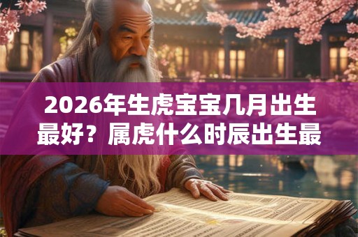 2026年生虎宝宝几月出生最好?属虎什么时辰出生最旺运?全解析来了