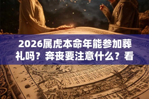 2026属虎本命年能参加葬礼吗?奔丧要注意什么?看完这篇就懂了