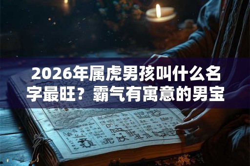 2026年属虎男孩叫什么名字最旺?霸气有寓意的男宝宝名字清单