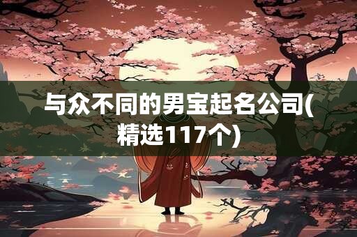 与众不同的男宝起名公司(精选117个)