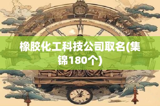 详细阅读:橡胶化工科技公司取名(集锦180个) 橡胶化工科技公司取名(集锦180个)