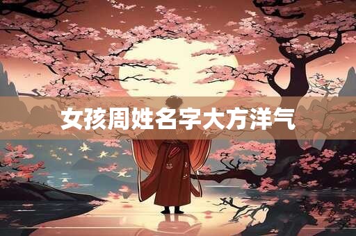 女孩周姓名字大方洋气