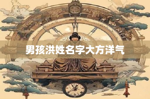 男孩洪姓名字大方洋气