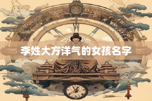 李姓大方洋气的女孩名字
