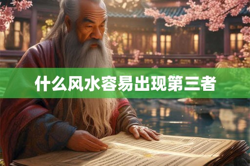 什么风水容易出现第三者