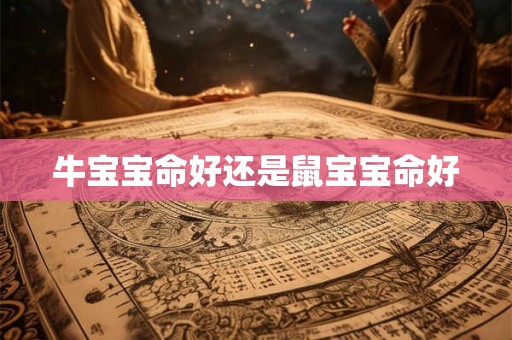 牛宝宝命好还是鼠宝宝命好