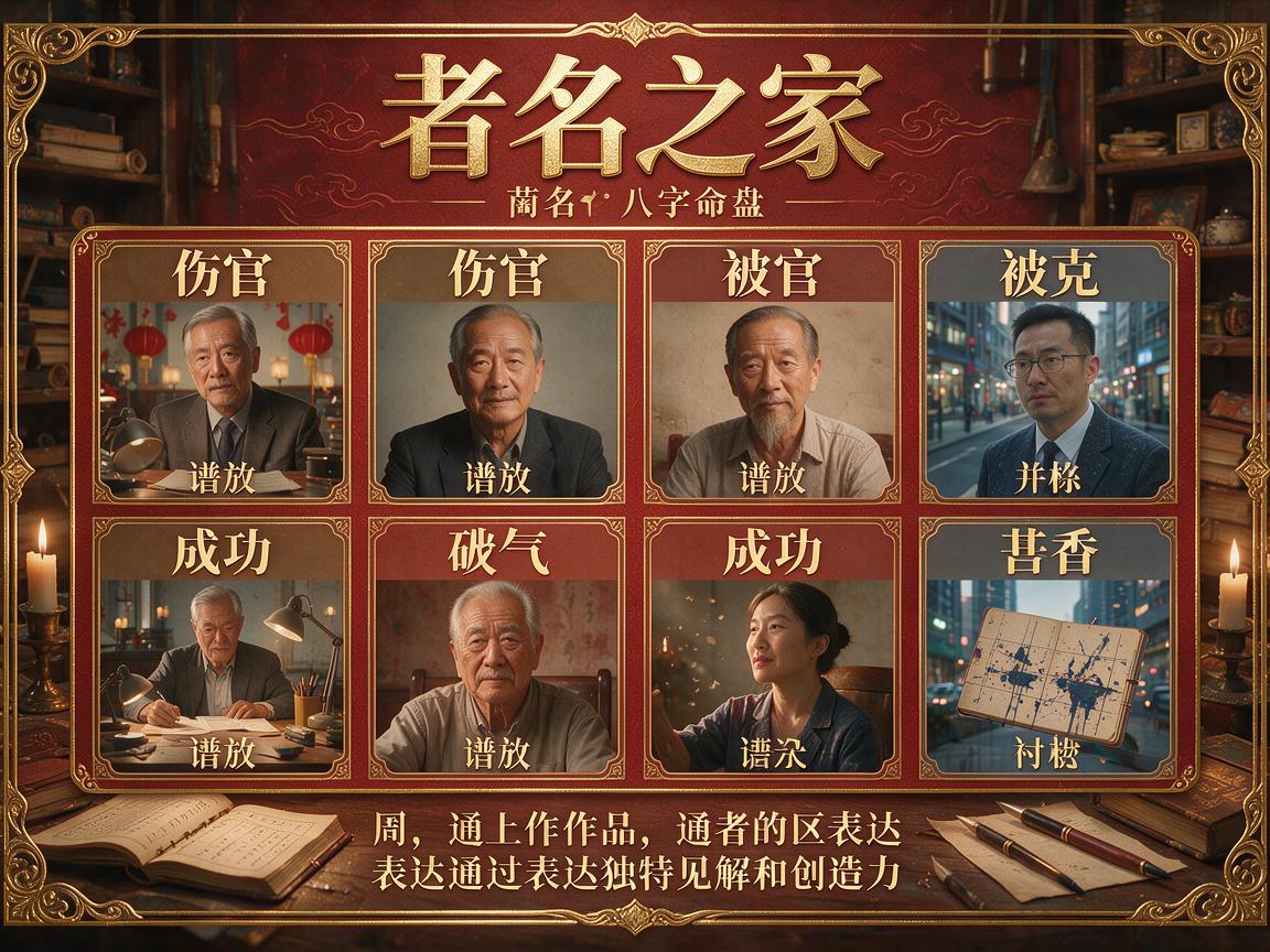 八字伤官伤尽的条件 伤官见官的名人实例