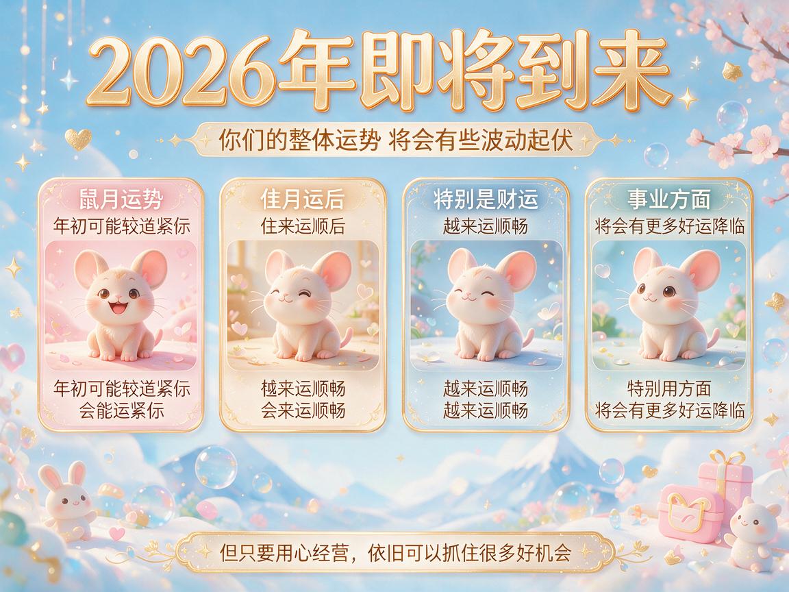 属鼠人2026年运势运程每月运程