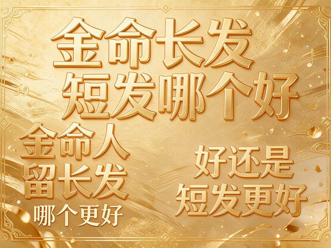 金命长发短发哪个好  哪个更好
