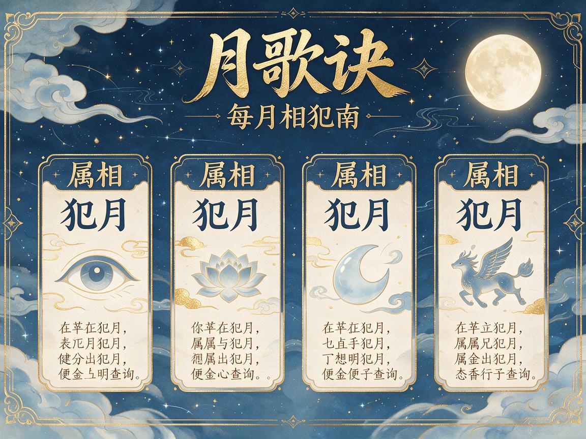 每个属相的犯月是几月 明犯暗犯歌诀查询