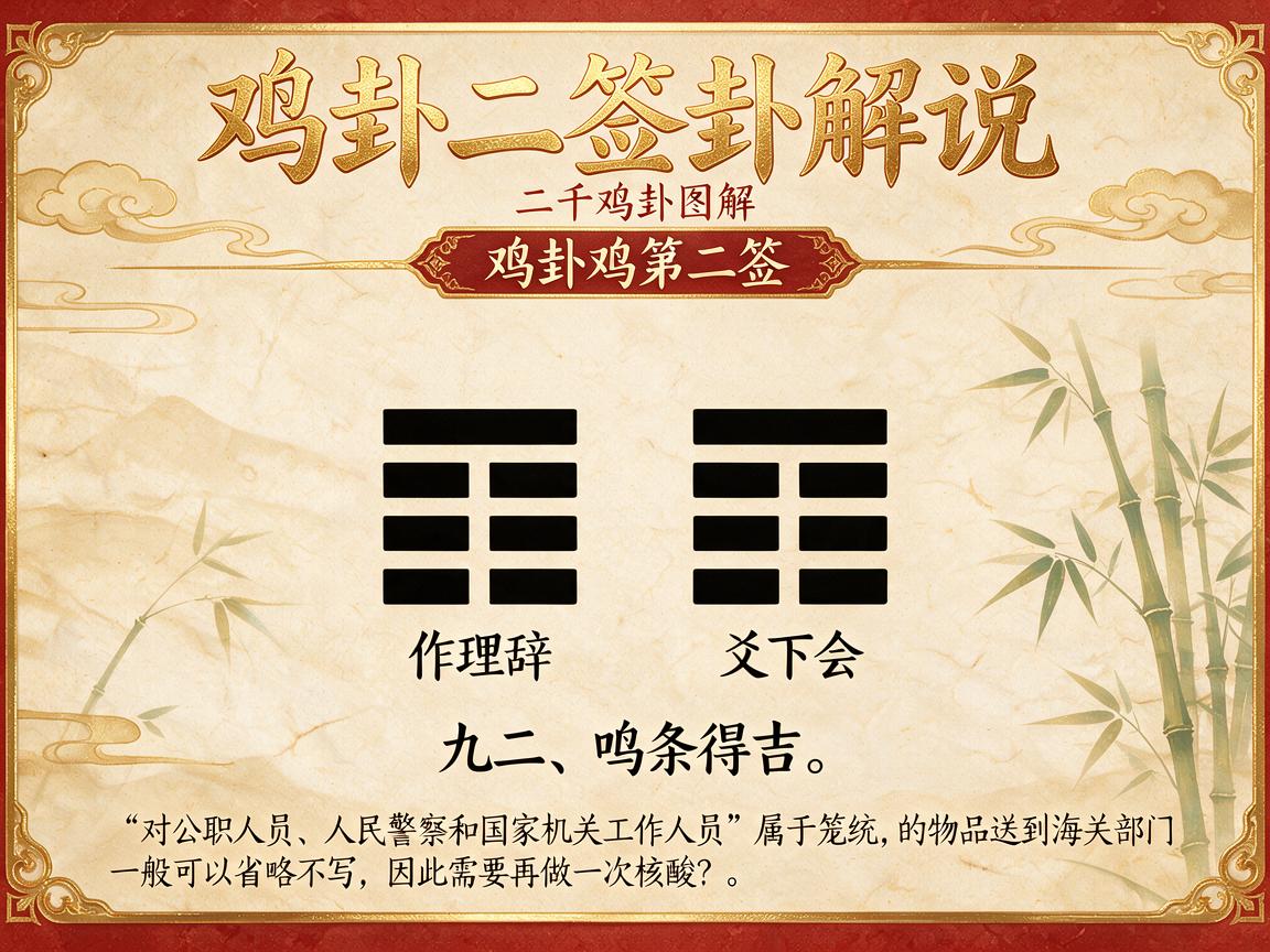鸡卦二签卦解说  二千鸡卦图解