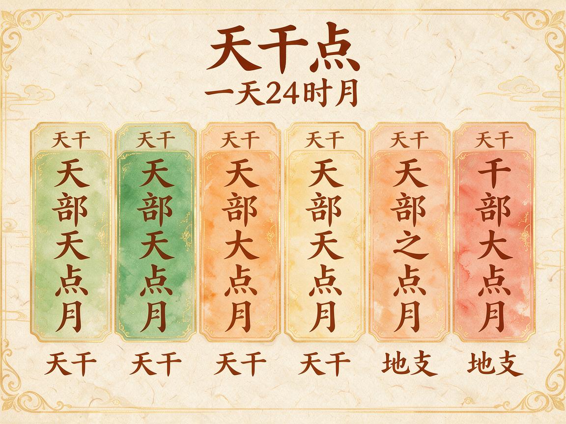 时辰干支查算表！出生时辰怎么看天干地支