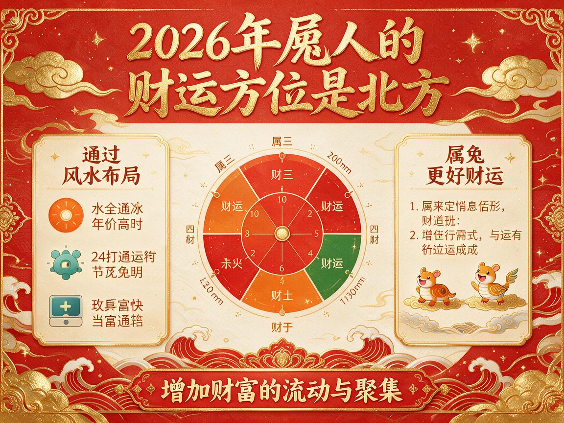2026年属兔人的财运方位是什么