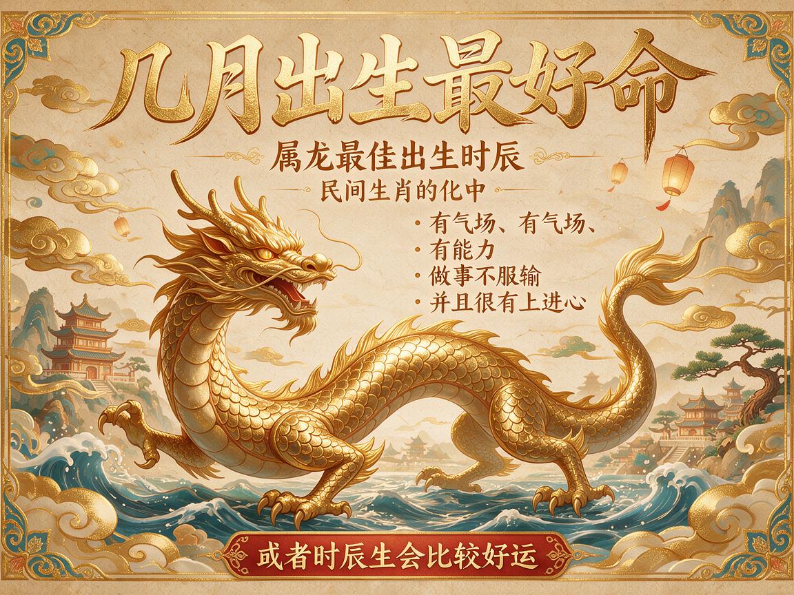 属龙的几月出生最好命 属龙最佳出生时辰