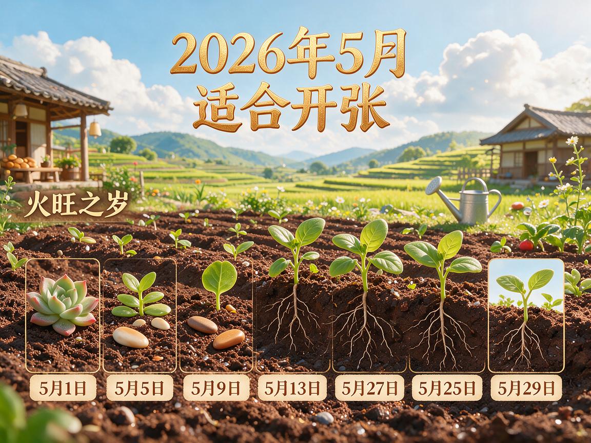 2026年5月适合开张的日子