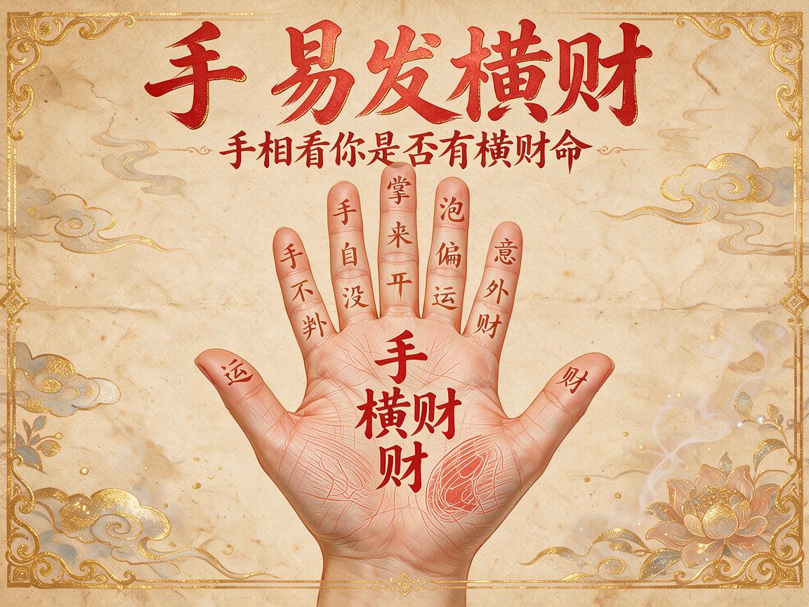 容易发横财的手相 手相看你是否有横财命