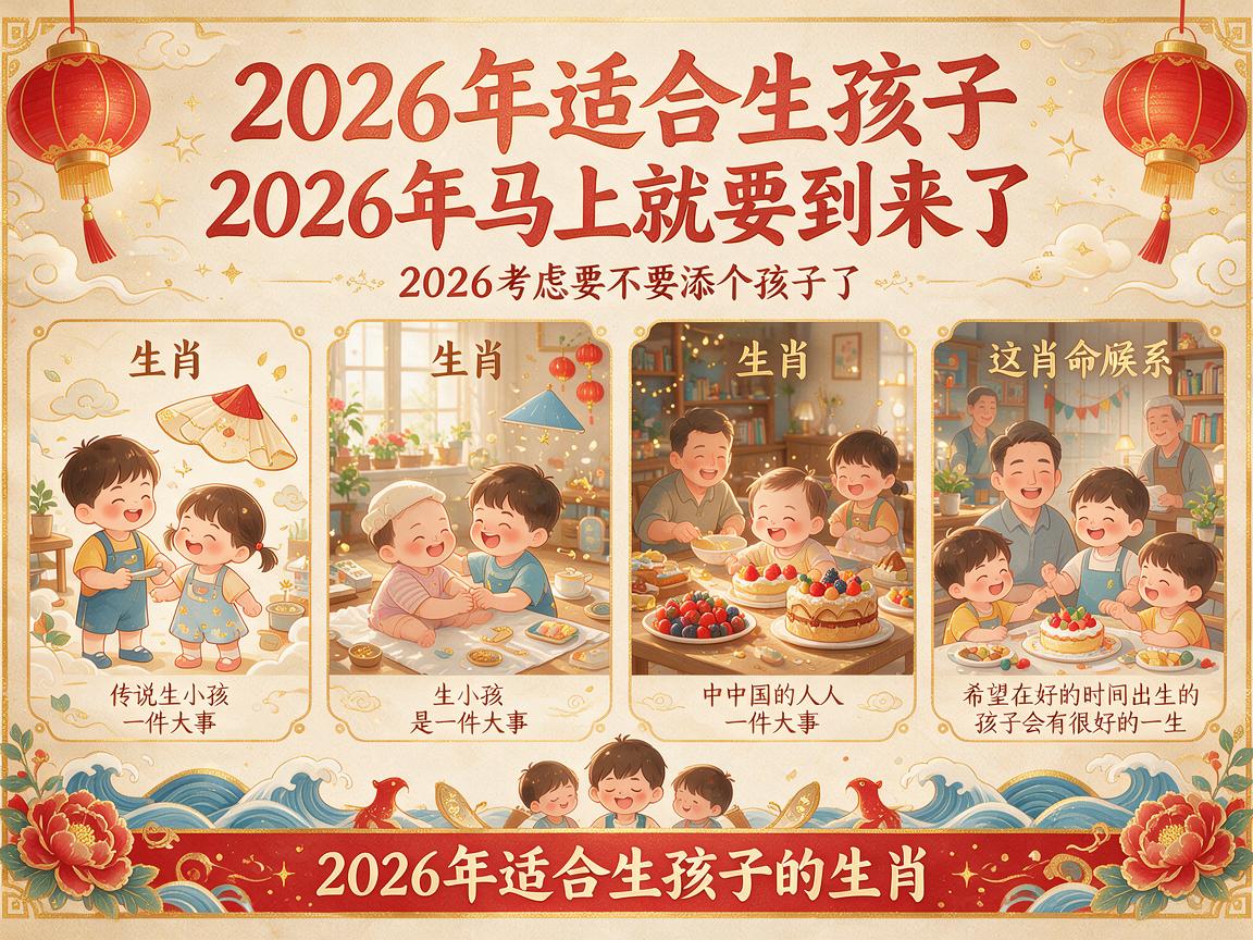 2026年适合生孩子的生肖