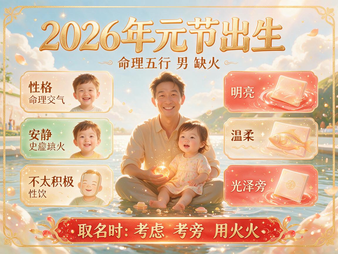 2026年中元节出生男宝宝缺火起名大全
