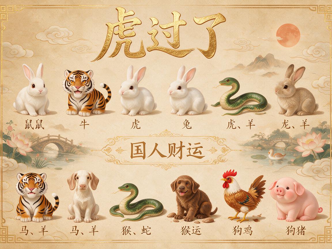 虎过了是什么生肖 属兔的人财运如何