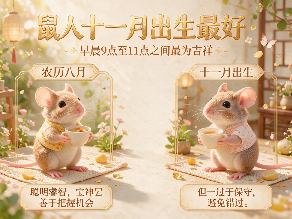 属鼠几月出生最好 属鼠男几点出生最旺