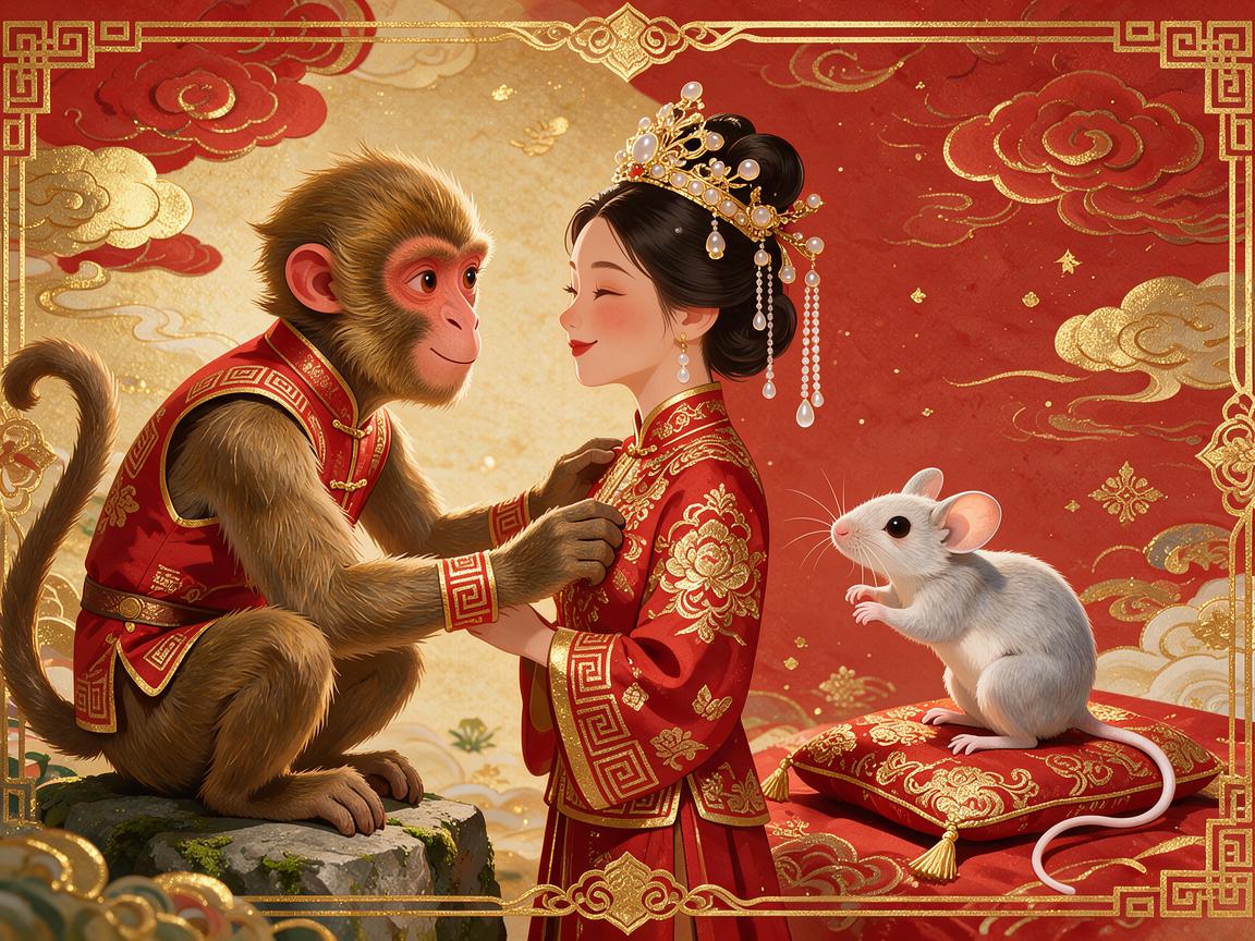 猴子和老鼠属相合不合 婚配之道解析