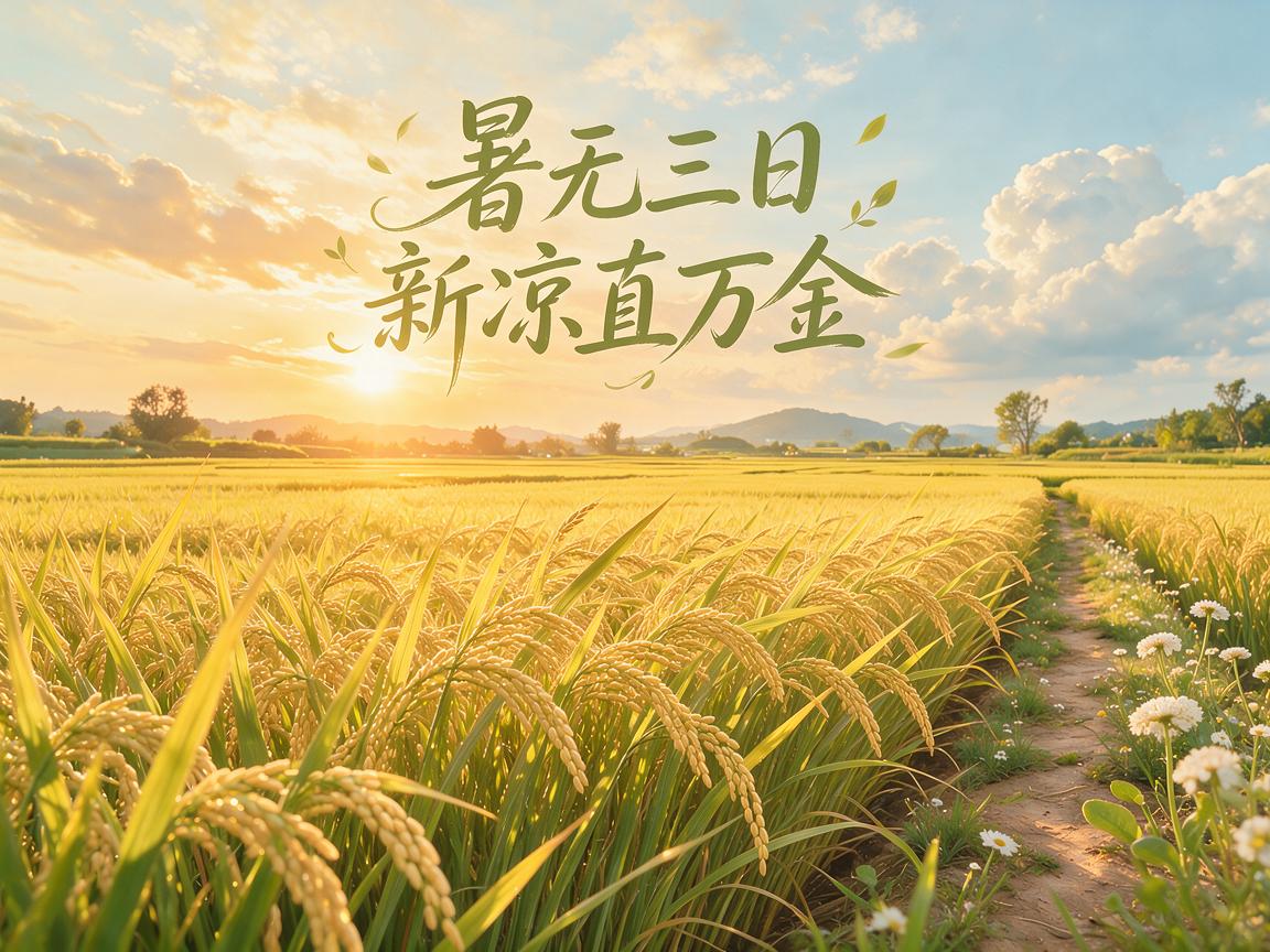 “处暑无三日 新凉直万金”是什么意思