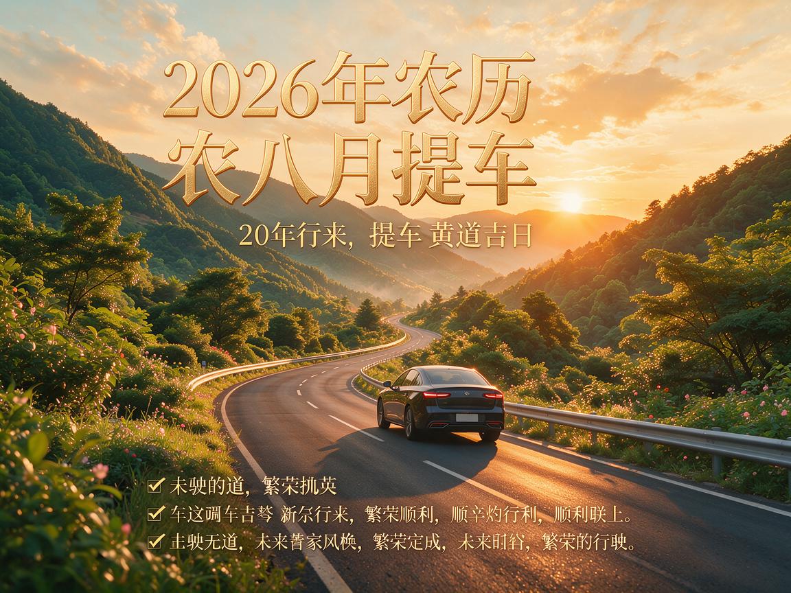 2026年农历八月提车黄道吉日有哪些