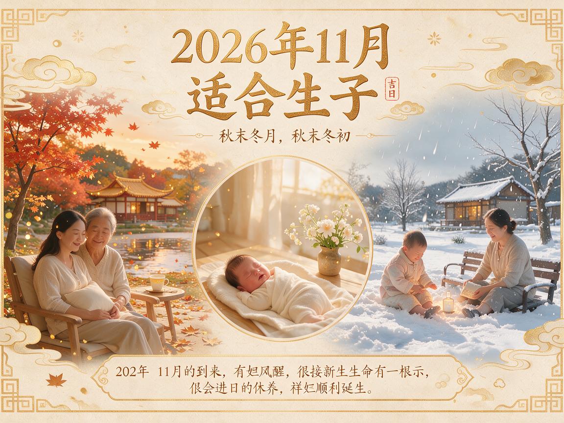 2026年11月适合生子的黄道吉日有哪些