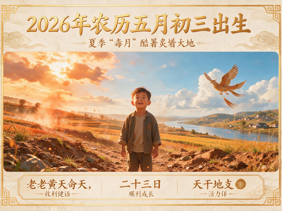 2026年农历五月二十三出生男宝宝好吗